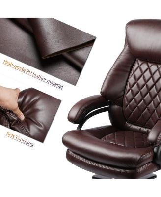 500lbs Big and Tall Office Chair for Heavy People Executive Computer Desk Chair