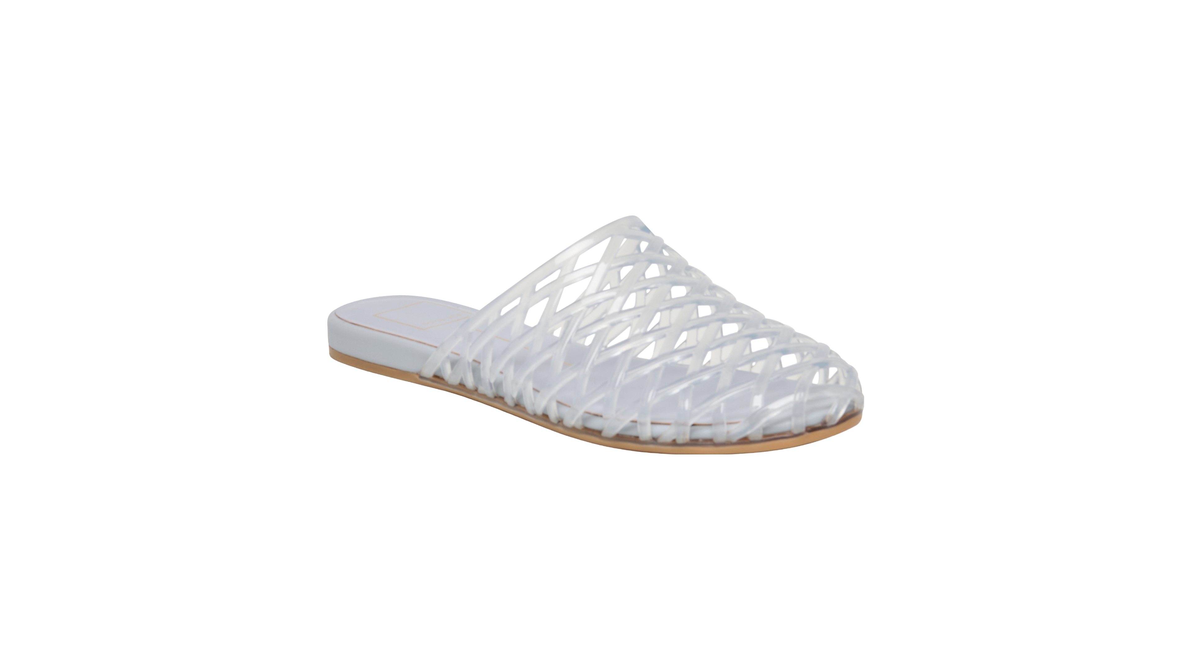 Dolce Vita Women's Ginna Caged Slip-On Jelly Mule Flats