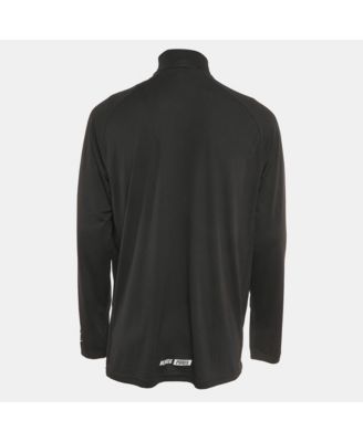 Men's Activewear Black Logo Print Jersey Long Sleeve T-Shirt