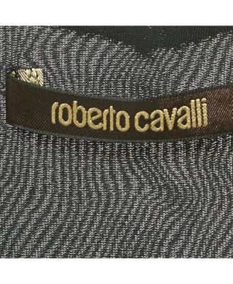 Women's Black Printed Jersey Midi Dress