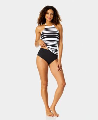 Women's High Halter Neck Tankini Swim Top