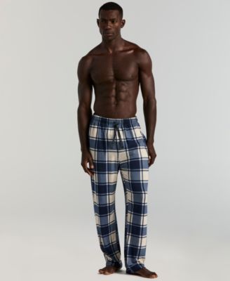 Men's Deluxe Touch Plaid Pattern Sleepwear Pants