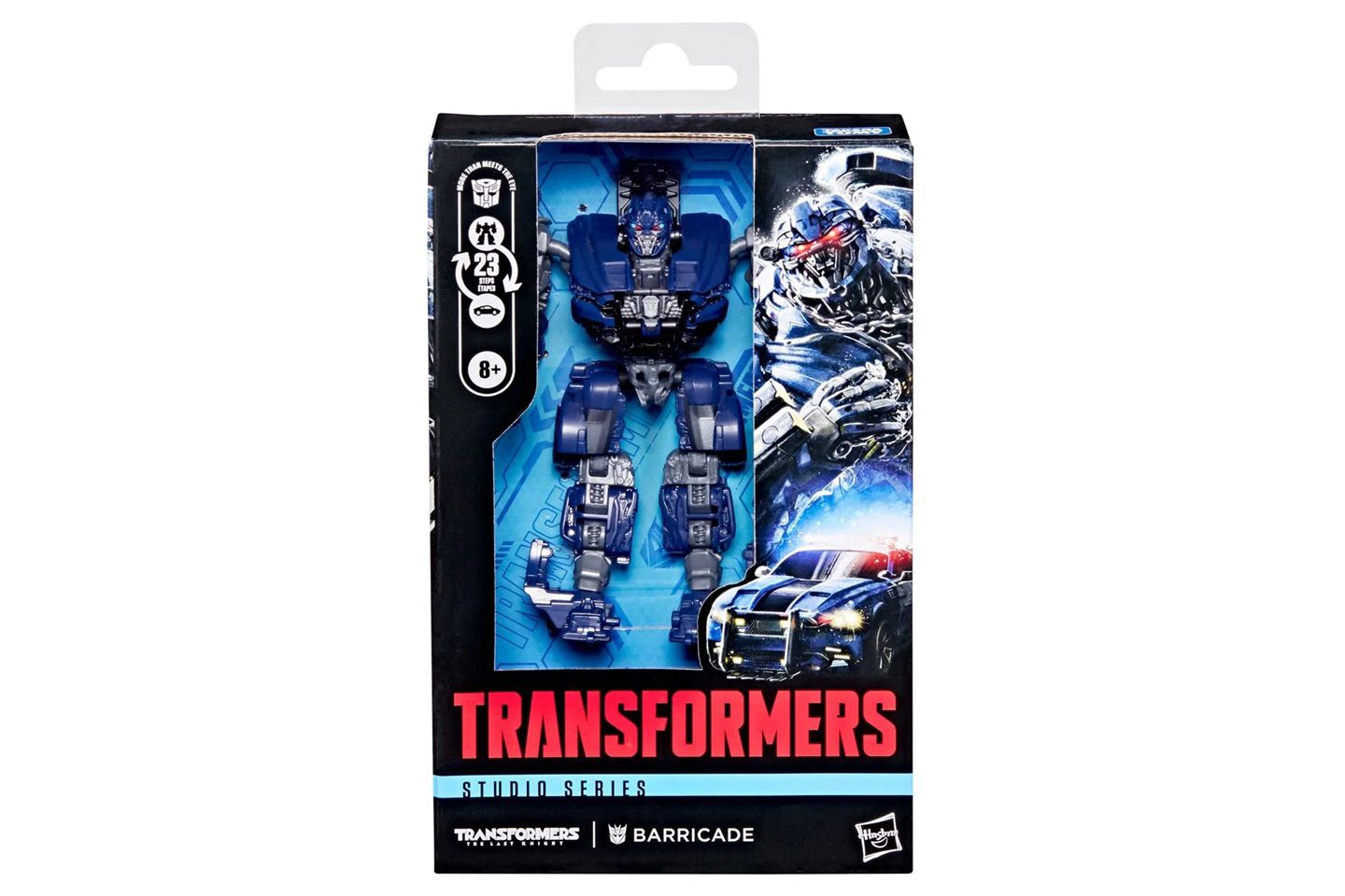 Детская фигурка Transformers Studio Series Barricade Deluxe Class 4.5" Action Figure, Ages 8+ — фото 3