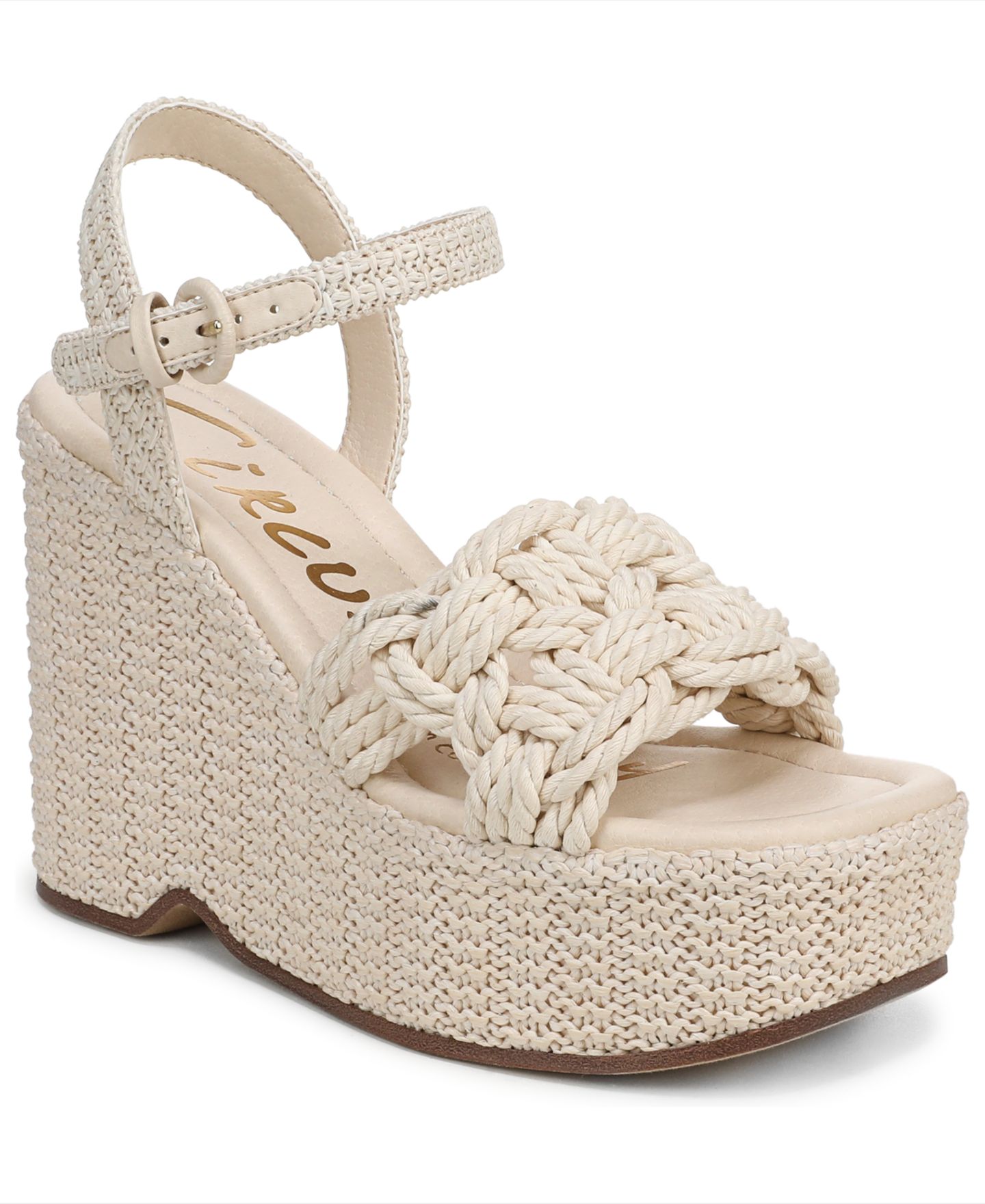 Женские сандалии Circus NY by Sam Edelman Jackie Platform Wedge, цвет: Ванильный — фото 1