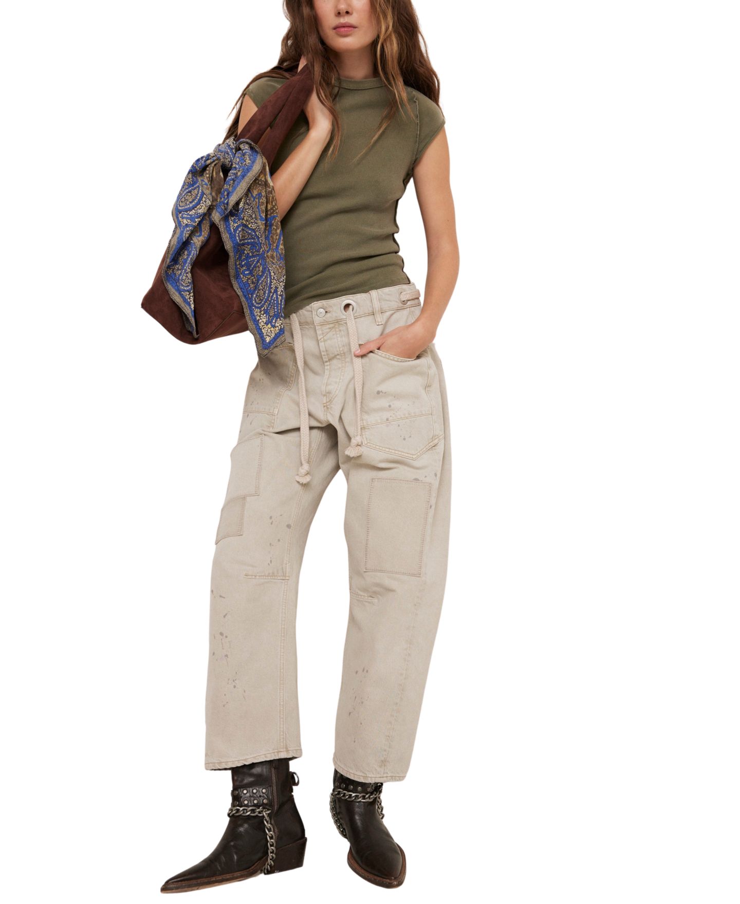 Женская футболка Free People Ever Had Cap-Sleeve, цвет: Adventurer — фото 2