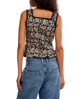 Women's Bridgette Corset Scoop Neck Top