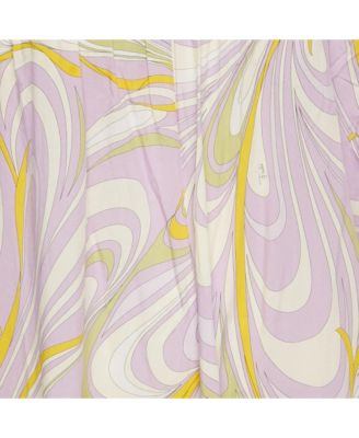 Women's Purple Swirling Print Jumpsuit