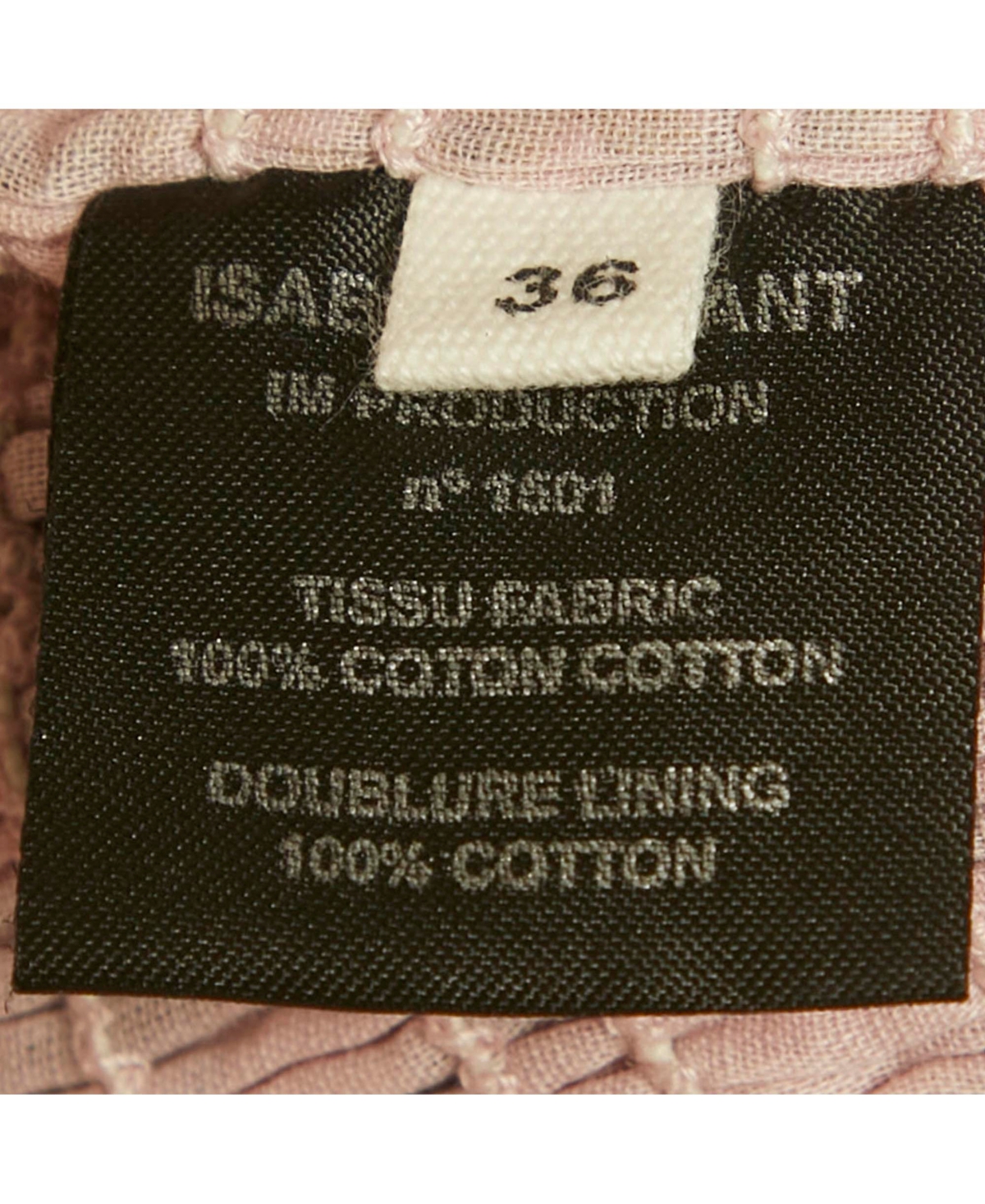 Pre-Owned Isabel Marant Women's Pink Floral Print Cotton Shirring Tiered Mini Dress