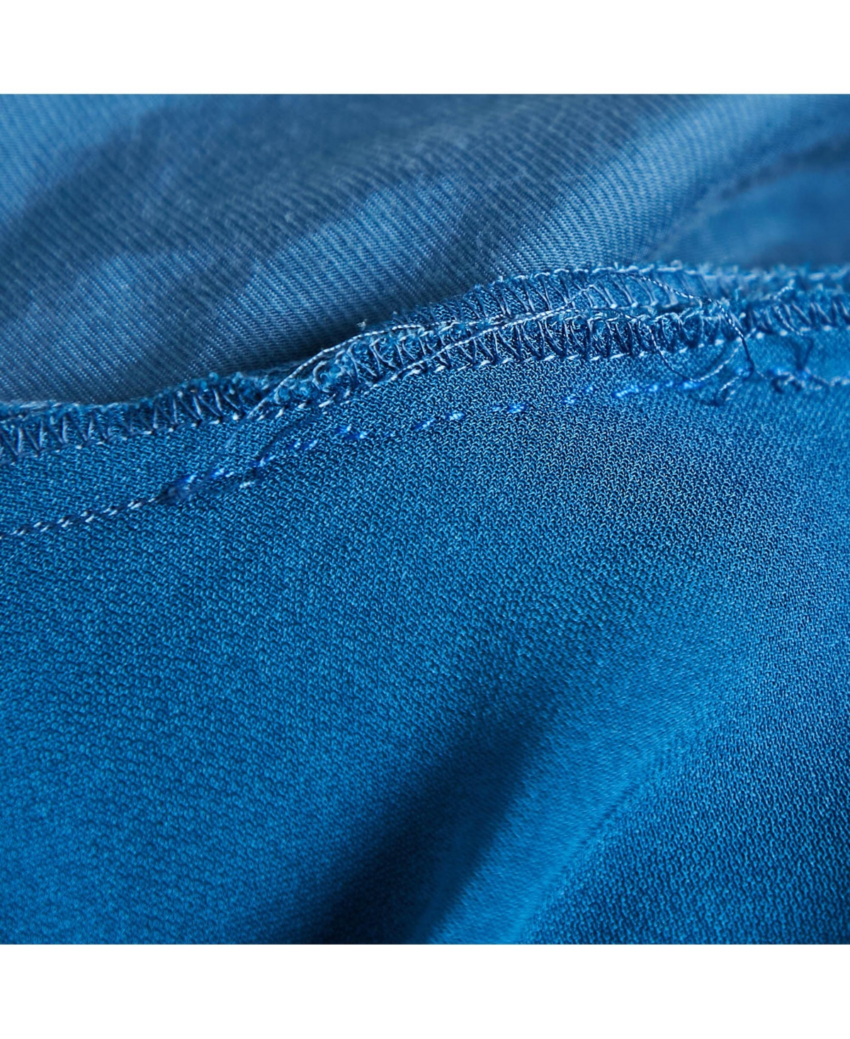 Pre-Owned Stella Mccartney Women's Blue Crepe And Rib Knit Trim Joggers