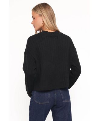 Women's Loulani Heart Button Cardigan