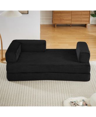  Loveseat Sofa, Cloud Boneless Couch, Modern Modular Sectional, Oversized