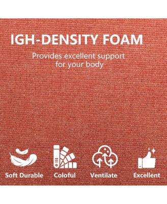  Orange Folding Sofa, Futon Sleeper Chair, Convertible Chair & Mattress