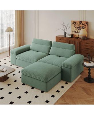 Simple modular sofa, adjustable backrest, soft, comfortable, storage