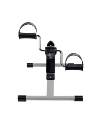 SUGUFIT Under Desk Elliptical Machine Pedal Exerciser 12 Speeds with Remote & Resistance Bands