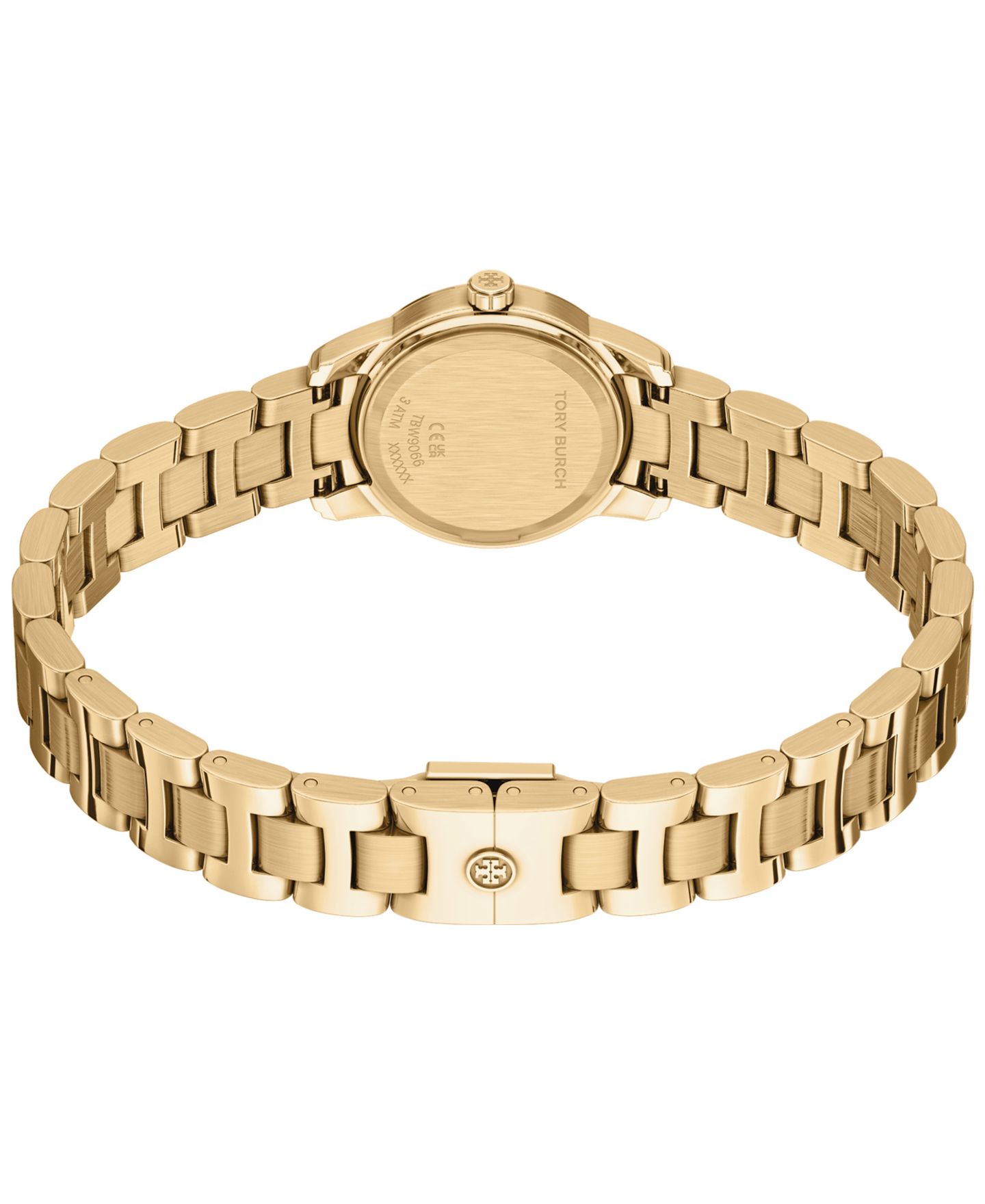 Женские часы Tory Burch The Miller Round Mini Quartz Two-Hand Gold Stainless-Steel Watch, 22mm — фото 4