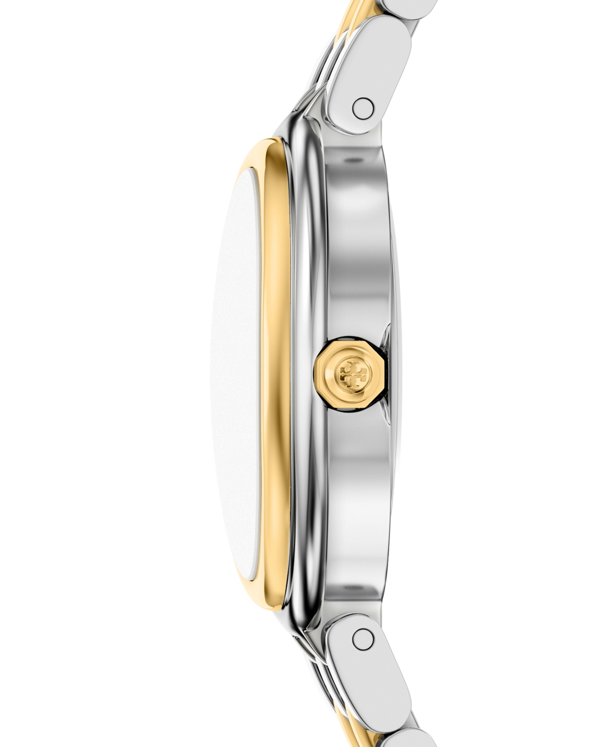Tory Burch Women's The Oval Quartz Two-Hand Two-Tone Stainless Steel Watch, 22mm