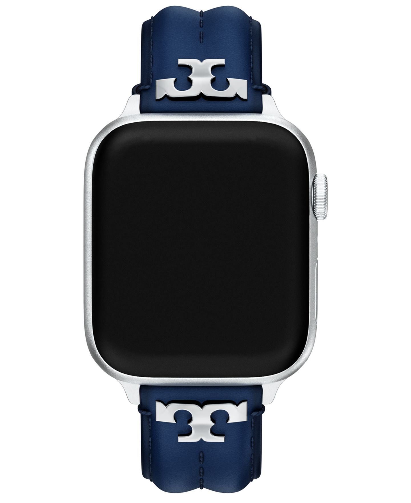Женские часы Tory Burch Apple Blue Leather Strap, 22mm — фото 2