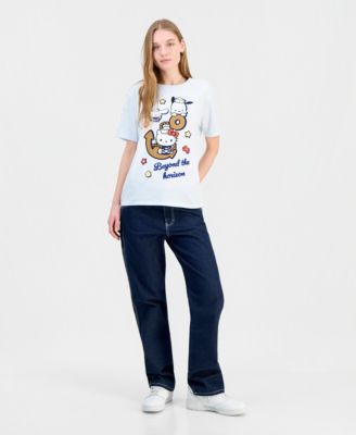 Juniors' Hello Kitty & Friends Anchor Graphic T-Shirt 