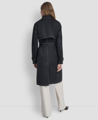 Women's Top Collar Utility Raincoat