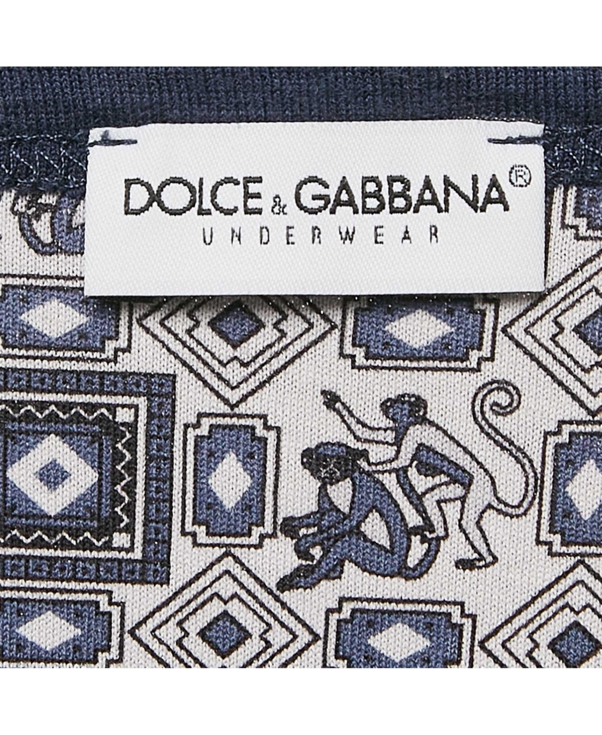 Pre-Owned Dolce & Gabbana Men's Underwear Melange Jersey T-Shirt