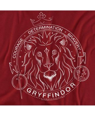 Big & Tall Gryffindor Line Art Badge T Shirt