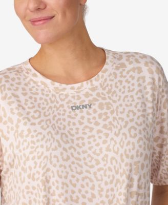 Women's Sleepwear Short-Sleeve Top & Jogger Pants, 2-Piece Set