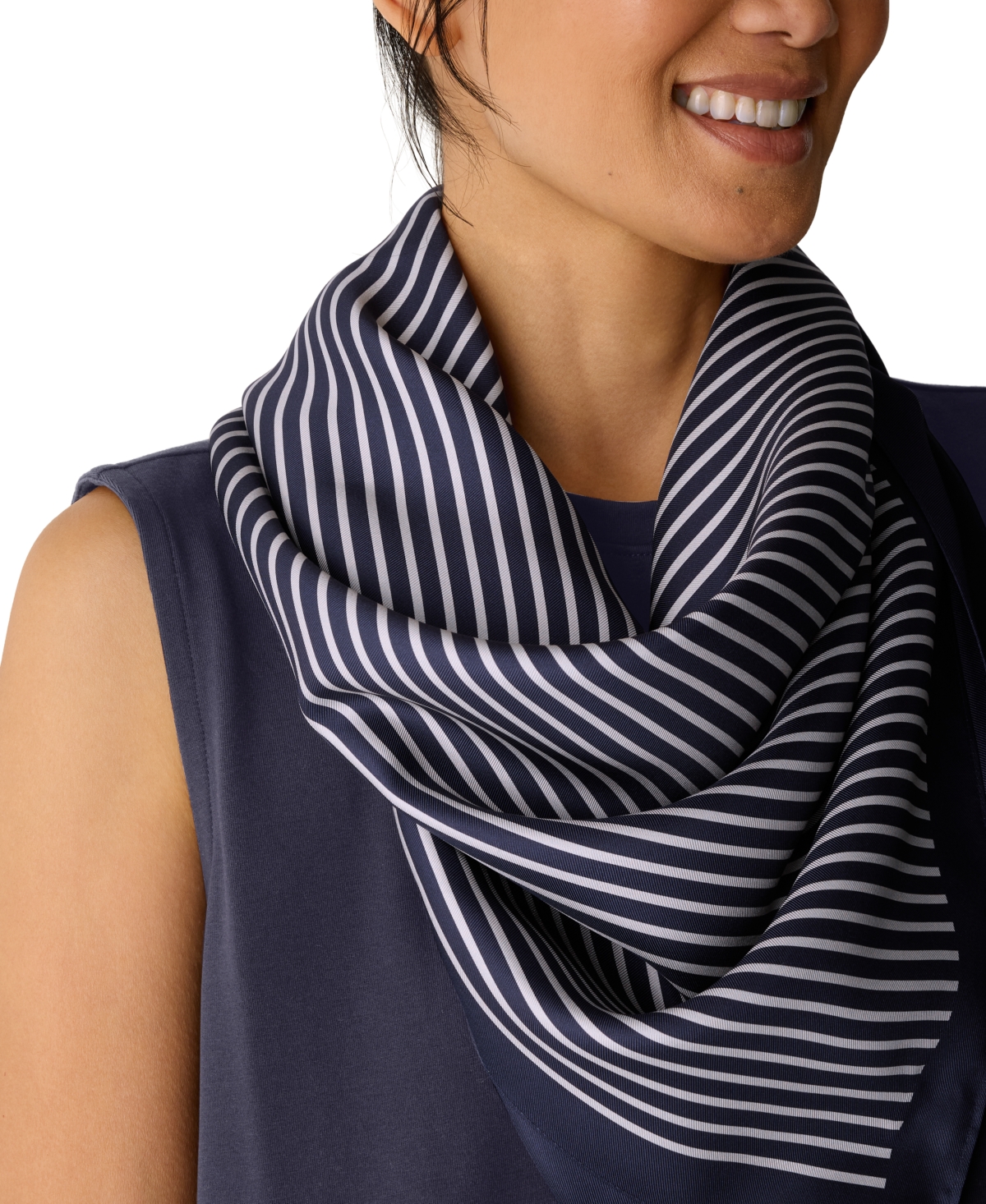 Eileen Fisher Women's Stripe Printed Scarf