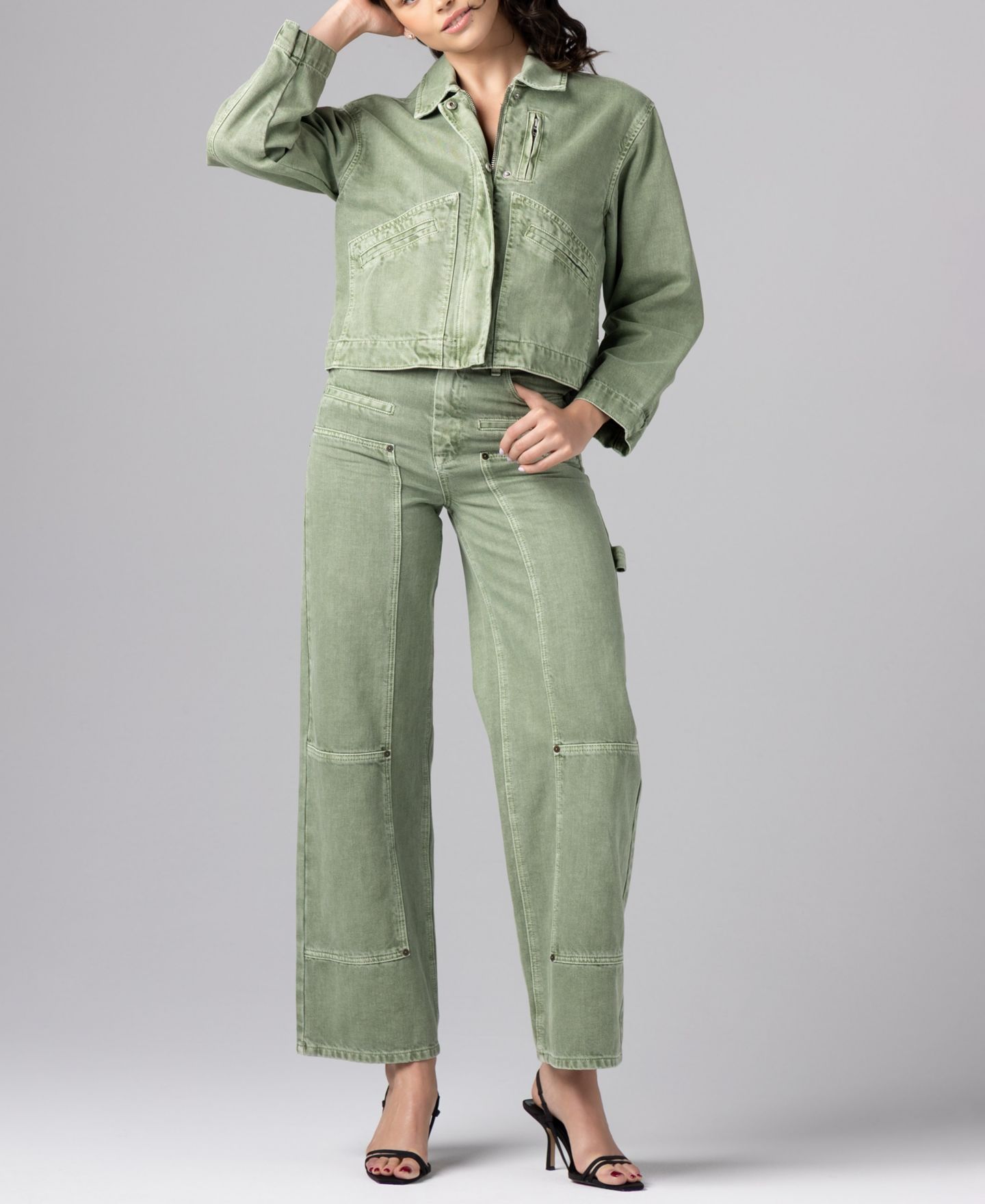 Женская куртка Blank NYC Collared Twill, цвет: Клетчатый — фото 2