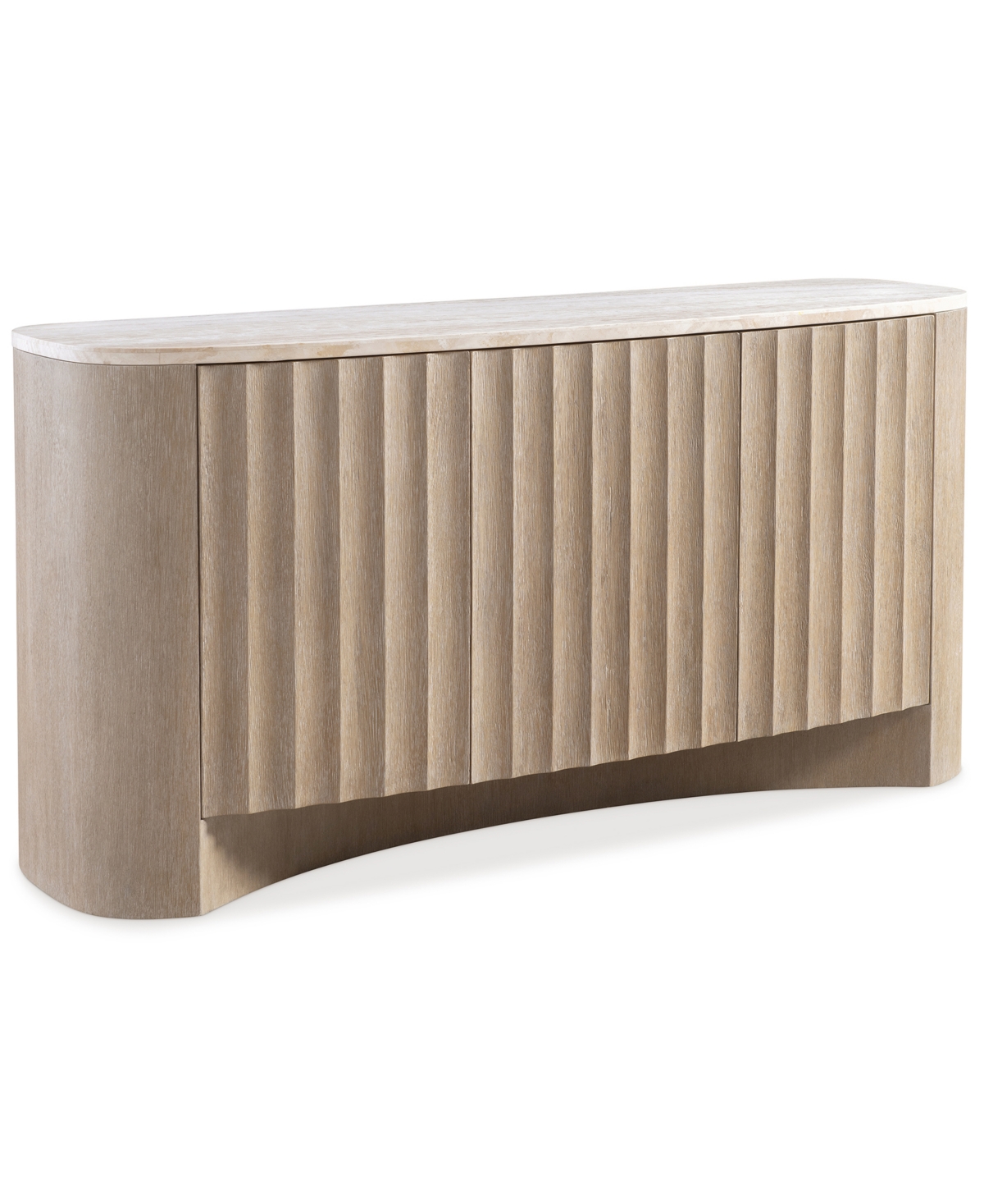 Bernhardt 34" Wood Loggia Travertine Buffet