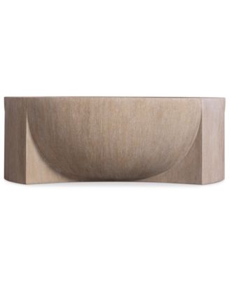 Loggia 17" Wood Scalloped Coffee Table