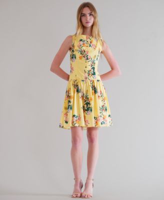 Women's Sleeveless Boat Neck Short Dress