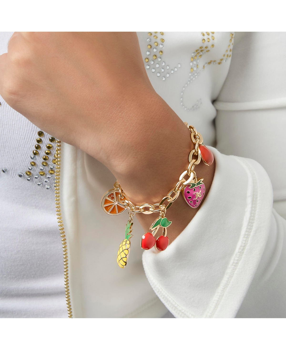Juicy Couture Tropical Fruit Charm Bracelet