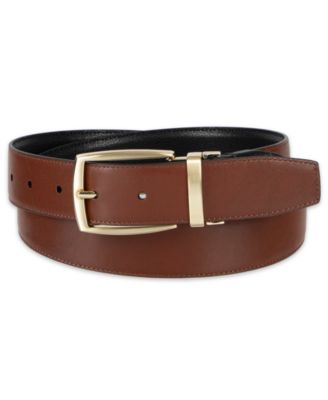 Men's Luxury 2-In-1 Reversible Pebbled Leather Belt