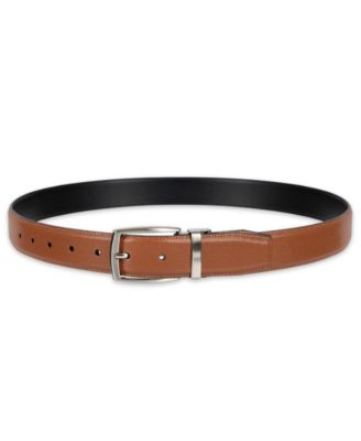 Men's Luxury 2-In-1 Reversible Pebbled Leather Belt