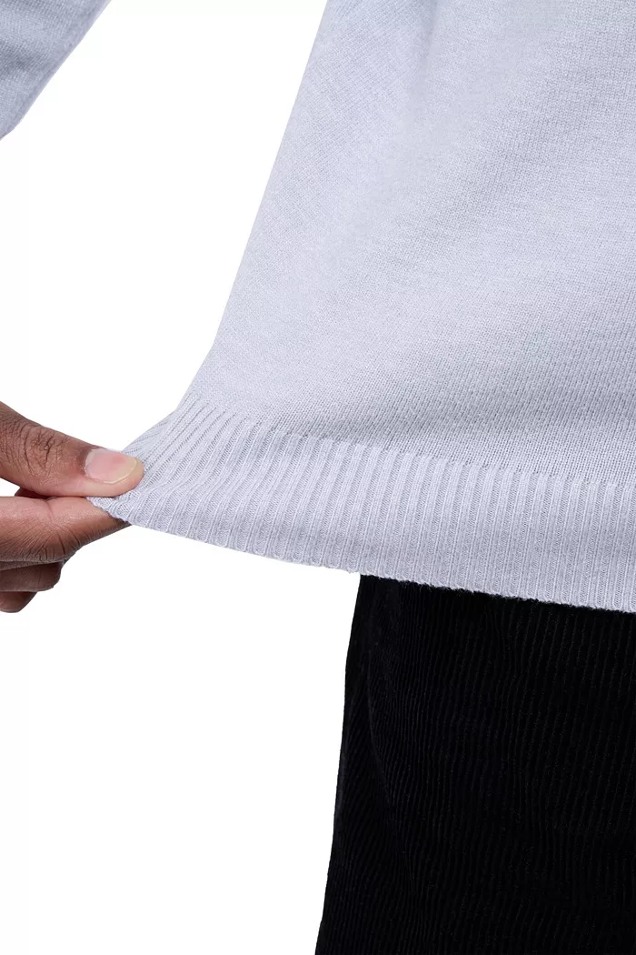Men's SPRING + MERCER Quarter Zip Mock Neck Sweater - thumbnail 3