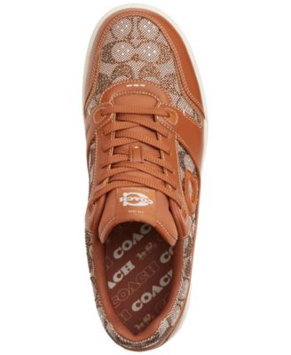 Men's Soho Crystal Signature Jacquard Lace-Up Sneakers