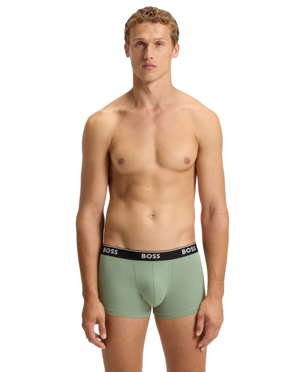 Hugo Boss Men's Power Trunk-Style Underwear, 3-Pack Set