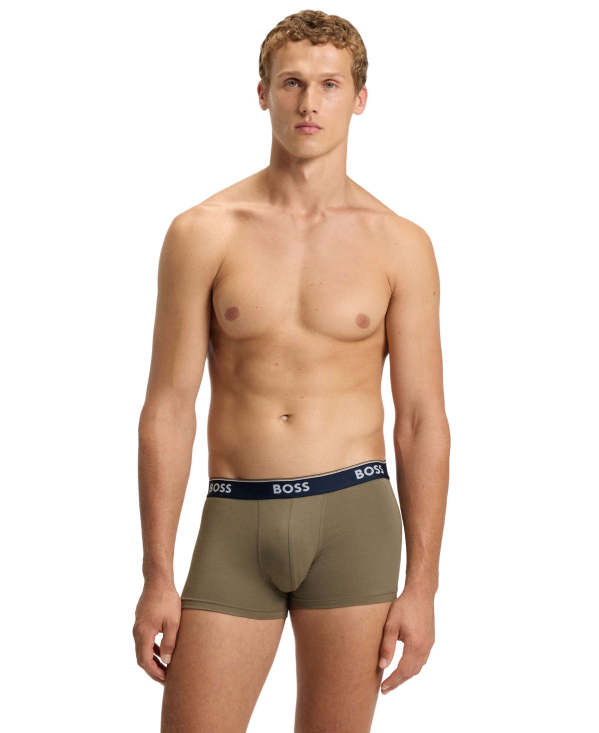 Hugo Boss Men's Power Trunk Underwear, 3-Pack Set