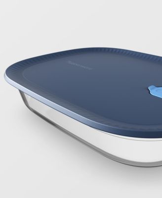 Voila Glass 3.2-Quart XL Rectangular Container