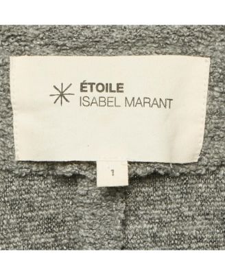 Women's Etoile Grey Textured Knit Button Front Cardigan