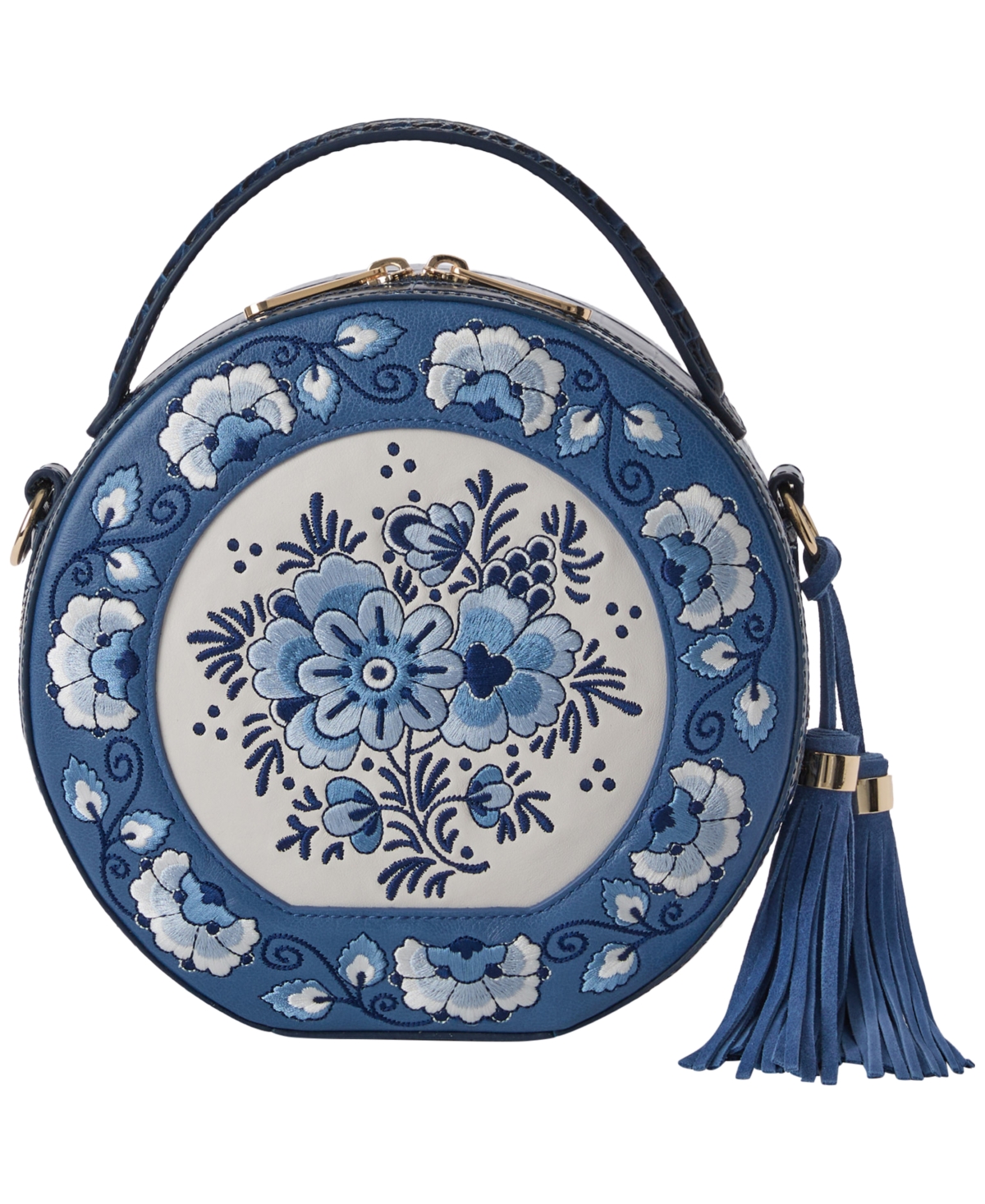 Brahmin Lane Small Leather Crossbody Bag