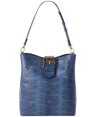 Celina Small Leather Bucket Handbag