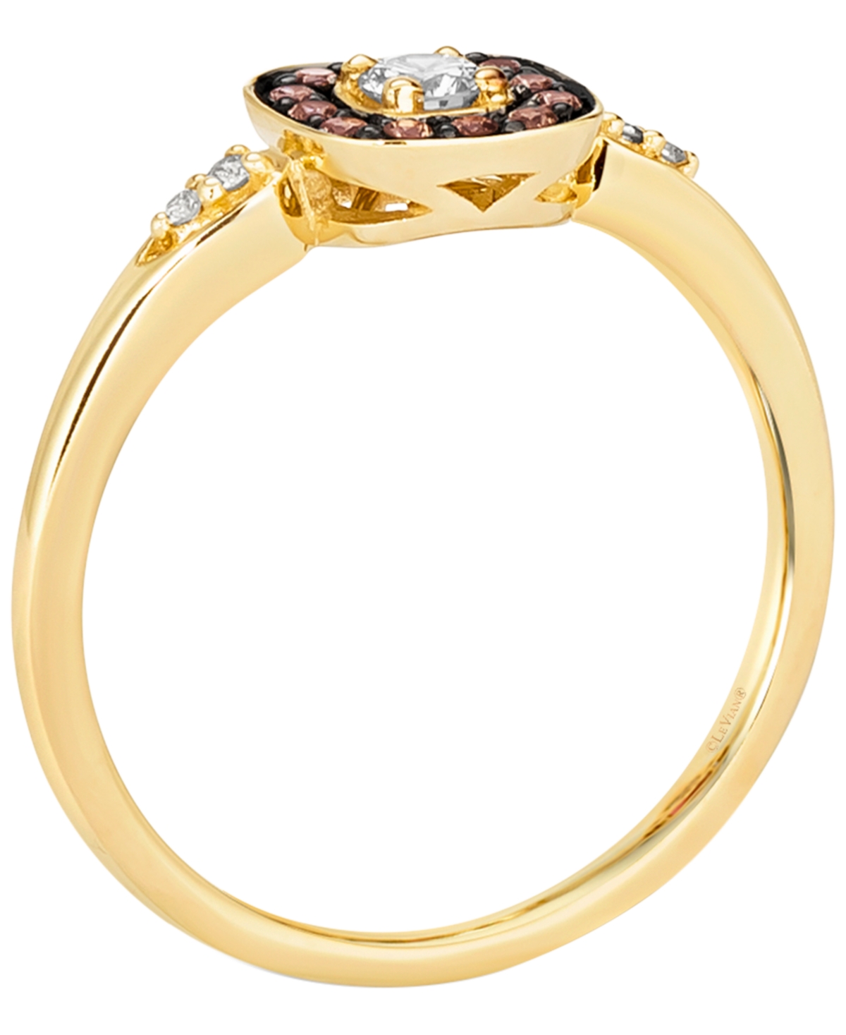 Le Vian Nude Diamond (0.13 ct. t.w.) & Chocolate Diamond (0.11 ct. t.w.) Ring in 14k Honey Gold