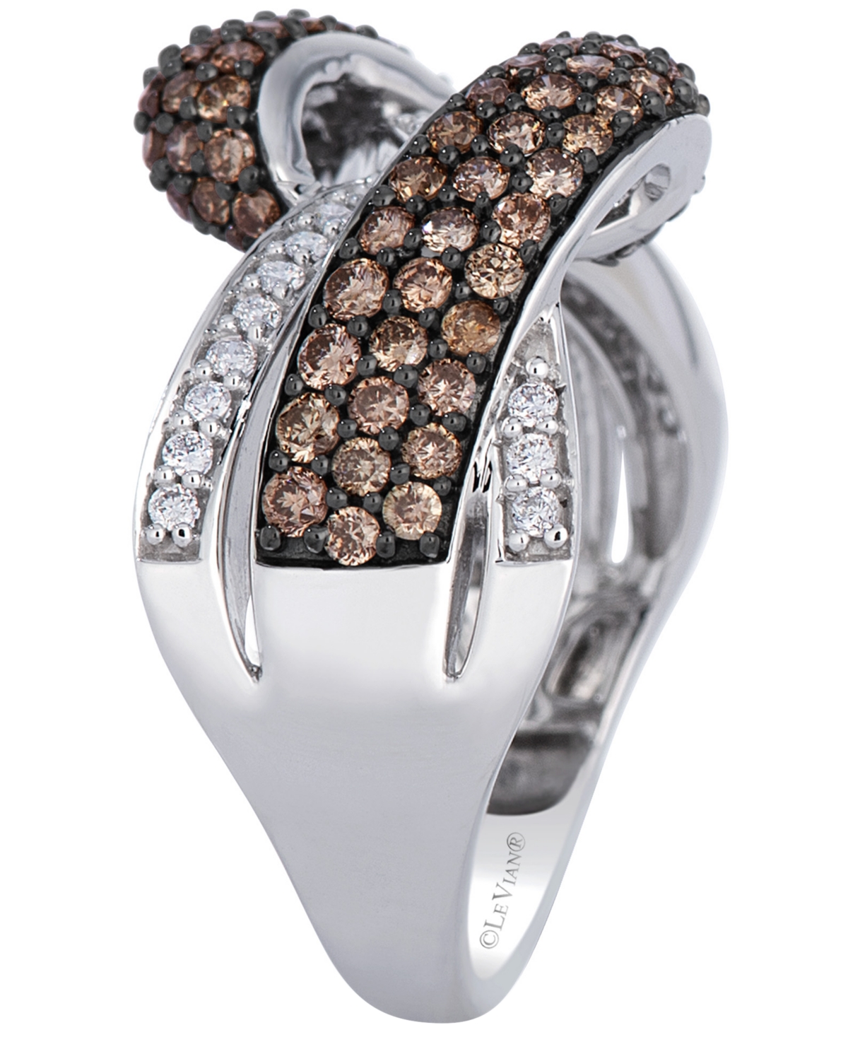 Le Vian Chocolate Diamond (1.03 ct. t.w.) & Vanilla Diamond (0.21 ct. t.w.) Ring in 14k Vanilla Gold