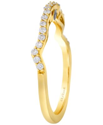 Chocolate Diamond (0.01 ct. t.w.) & Vanilla Diamond (0.20 ct. t.w.) Ring in 14k Honey Gold