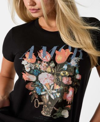 Women's Short-Sleeve Amor Easy Crewneck T-Shirt