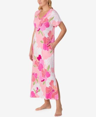 Women's Printed Short-Sleeve Tunic Dress