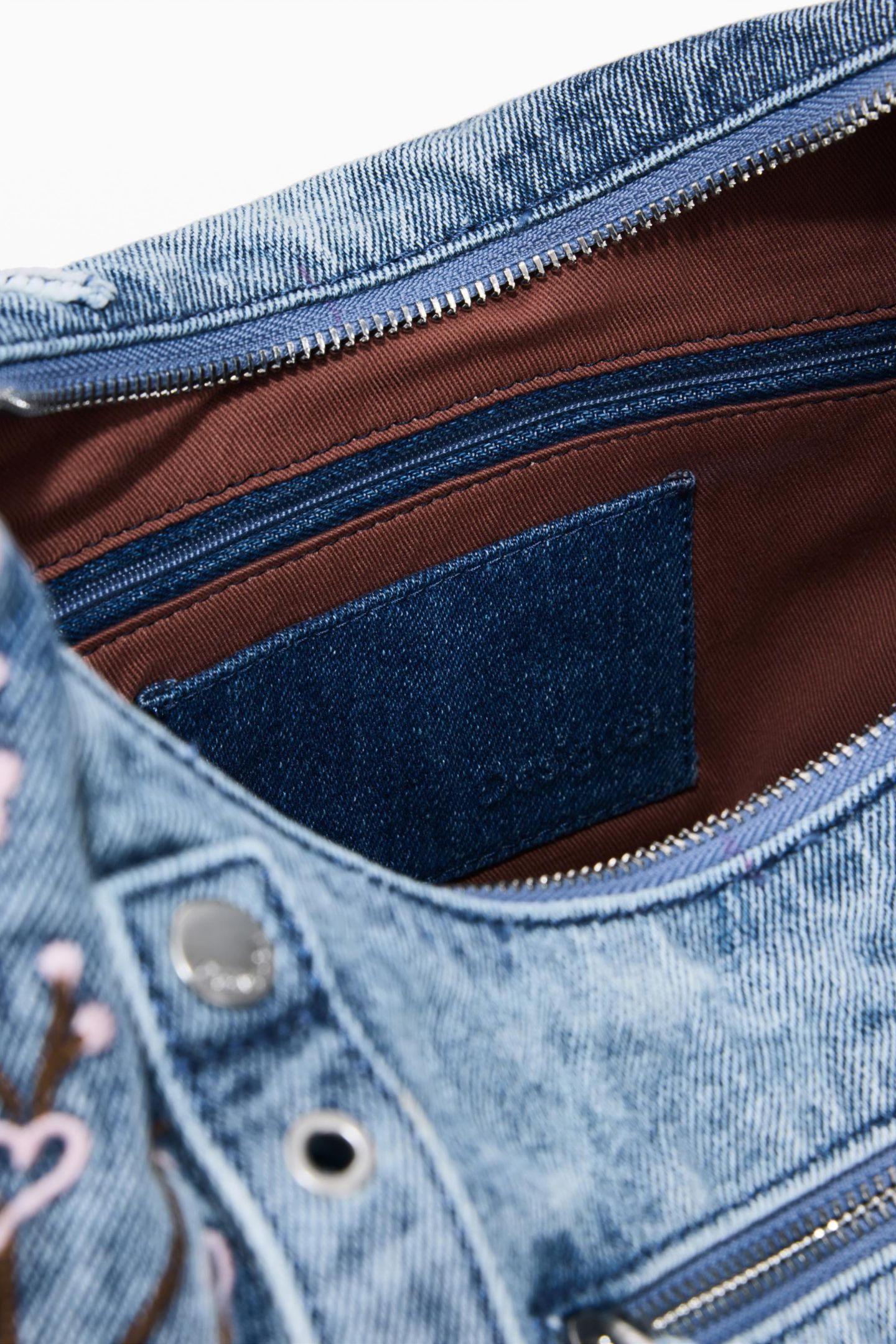 Женская сумка Desigual Denim bag buckles, цвет: Средний синий — фото 6