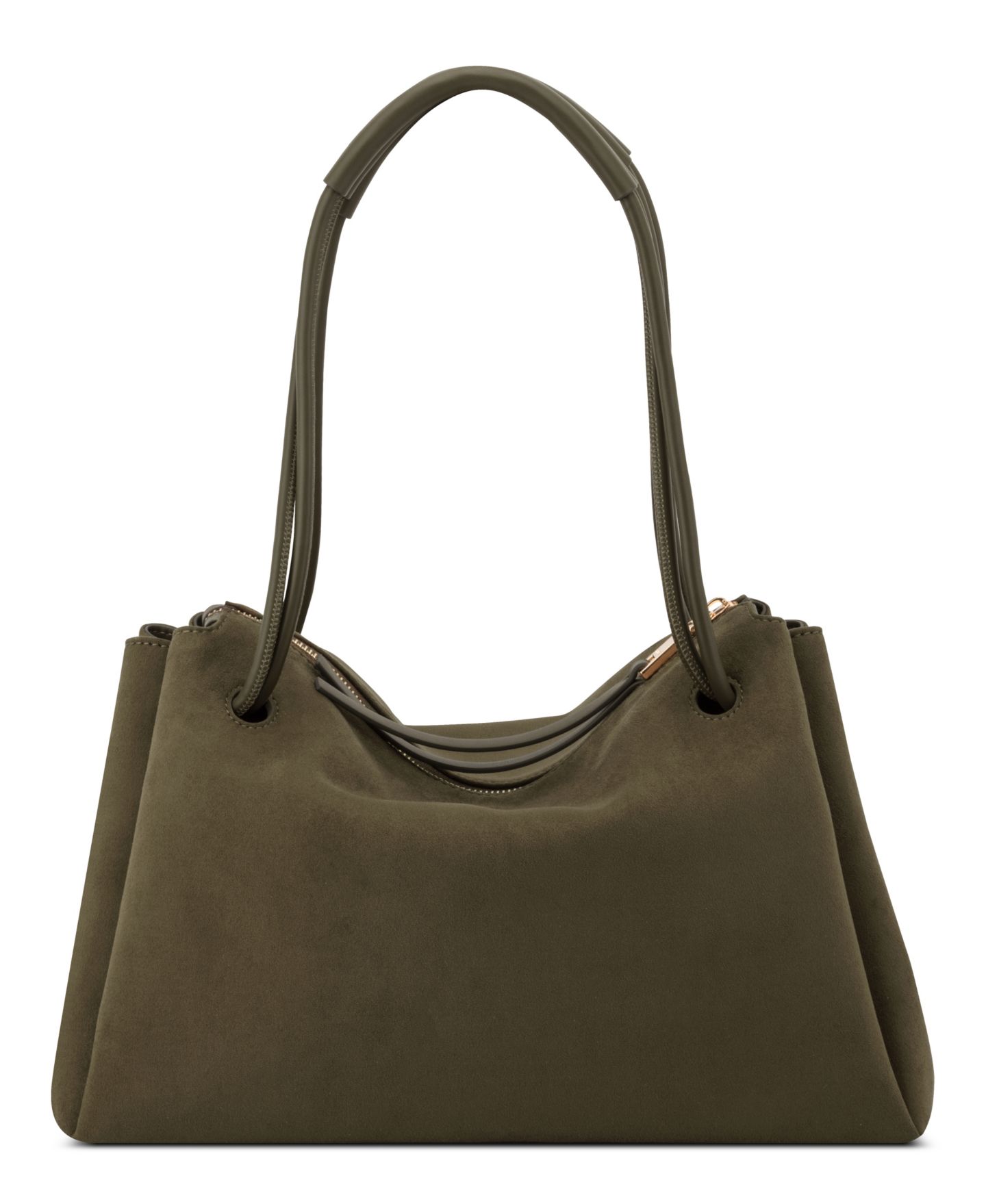 Женская сумка Nine West Renan Large Satchel, цвет: Тёмный оливковый — фото 2