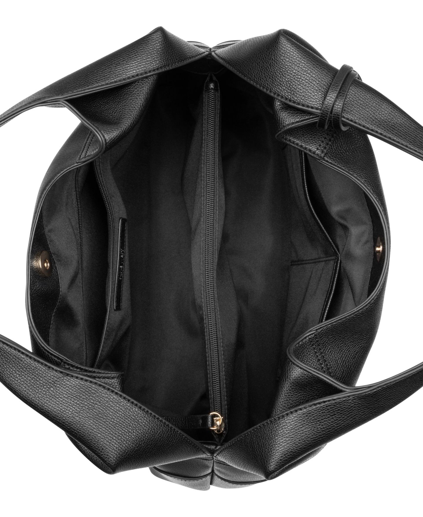 Женская сумка Nine West Allie Triple Compartment Extra Large Shoulder, цвет: Чёрный — фото 4